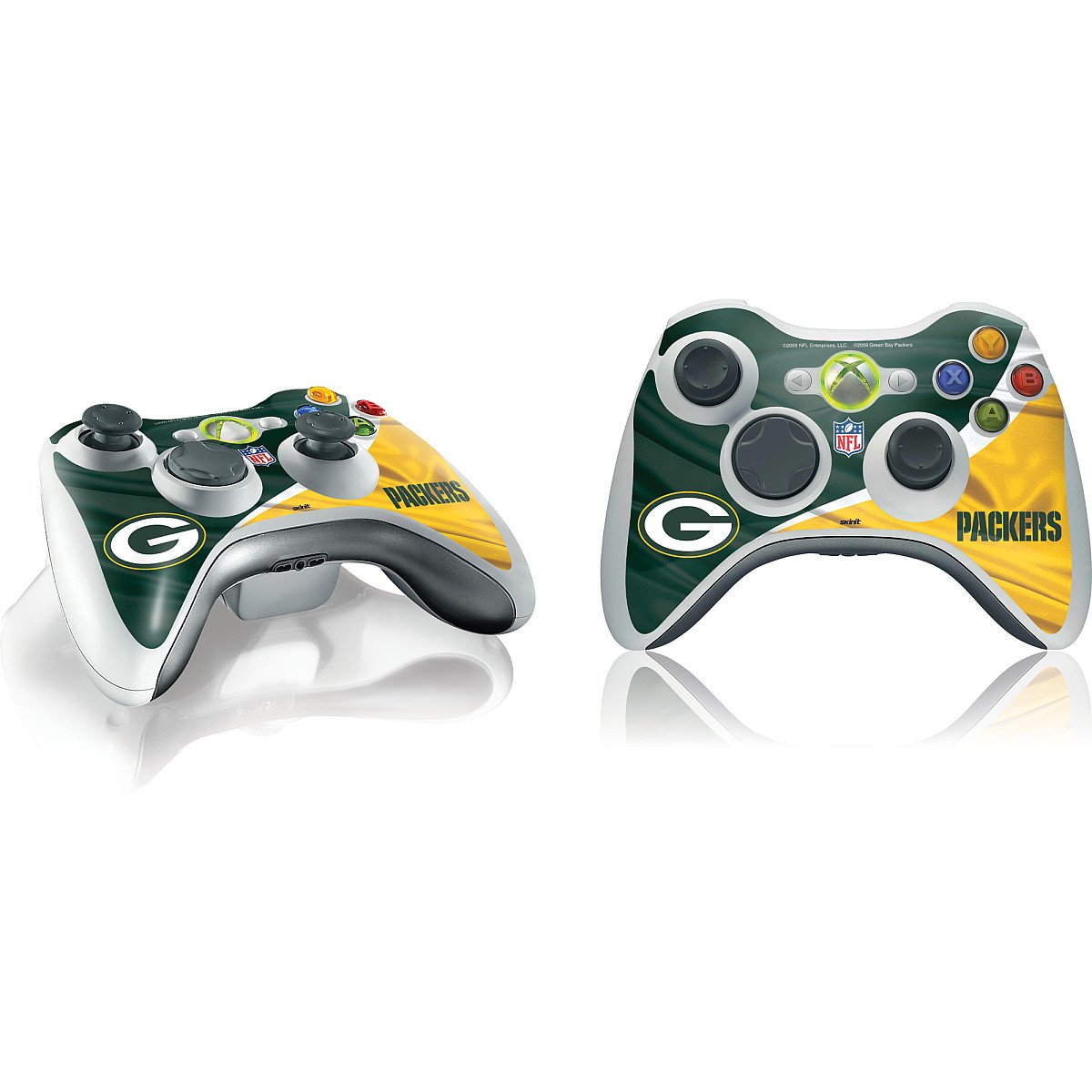 Skinit Decal Gaming Skin Compatible with Xbox 360 Wireless Controller - Officially Licensed NFL Green Bay Packers Design