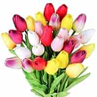 TULIPページ Tulips Cross Stitch Pattern PDF, Black and White Monochrome