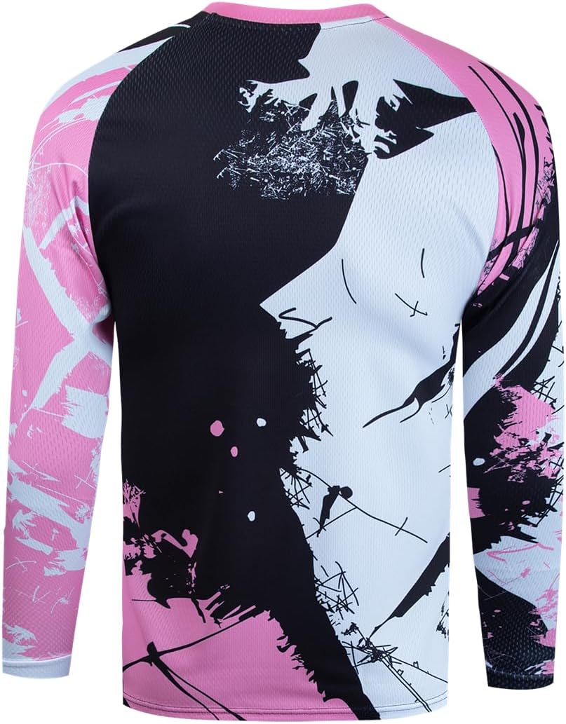 Men's Mountain Bike Jersey Long Sleeve MTB Off-Road Motocross Jersey Quick Dry Downhill&Motocross Shirts - Image 3