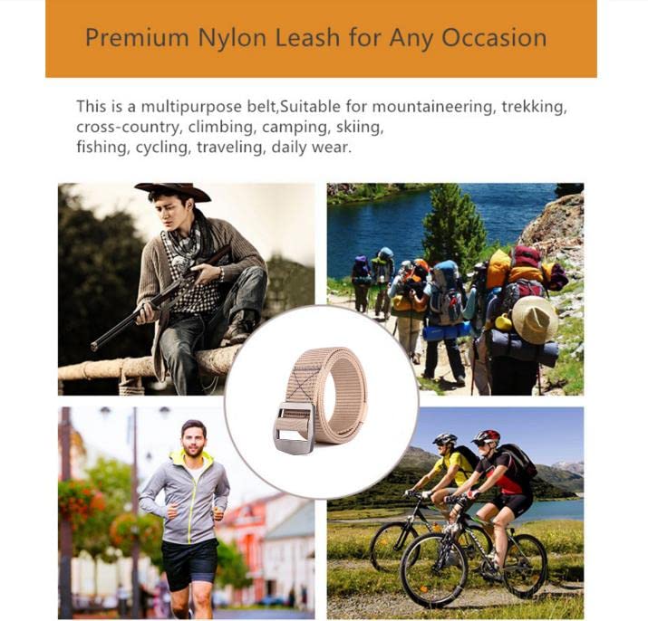 Casual Nylon Belt for Men,Sports Canvas Belts Training Tactical Perfect Belt/Width 1.5"2