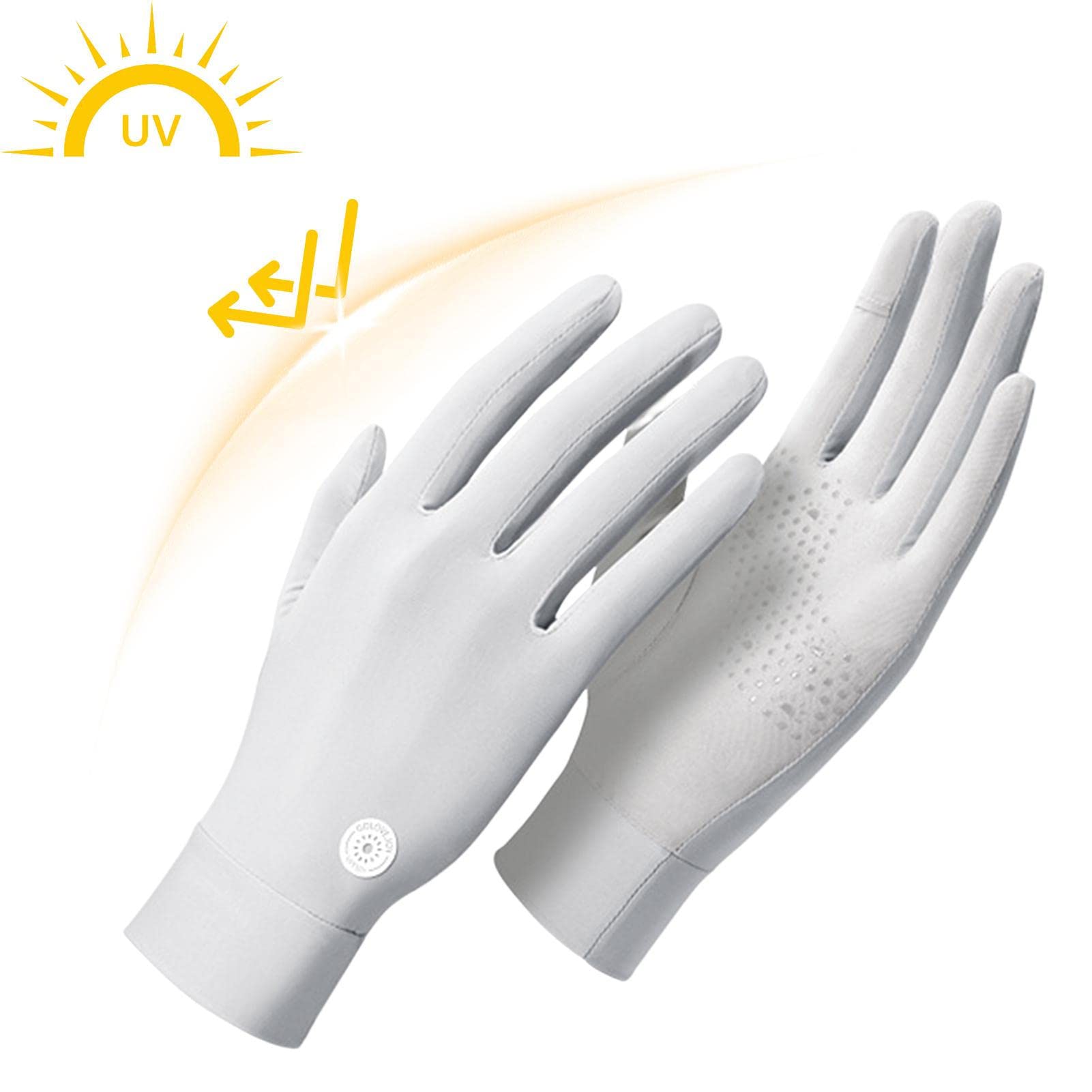 Guantes FPS | protección Solar Transpirables Ice Feeling Thin UPF 50+,navegación, conducción Hombres para Remo, Kayak, conducción, Remo, piragüismo