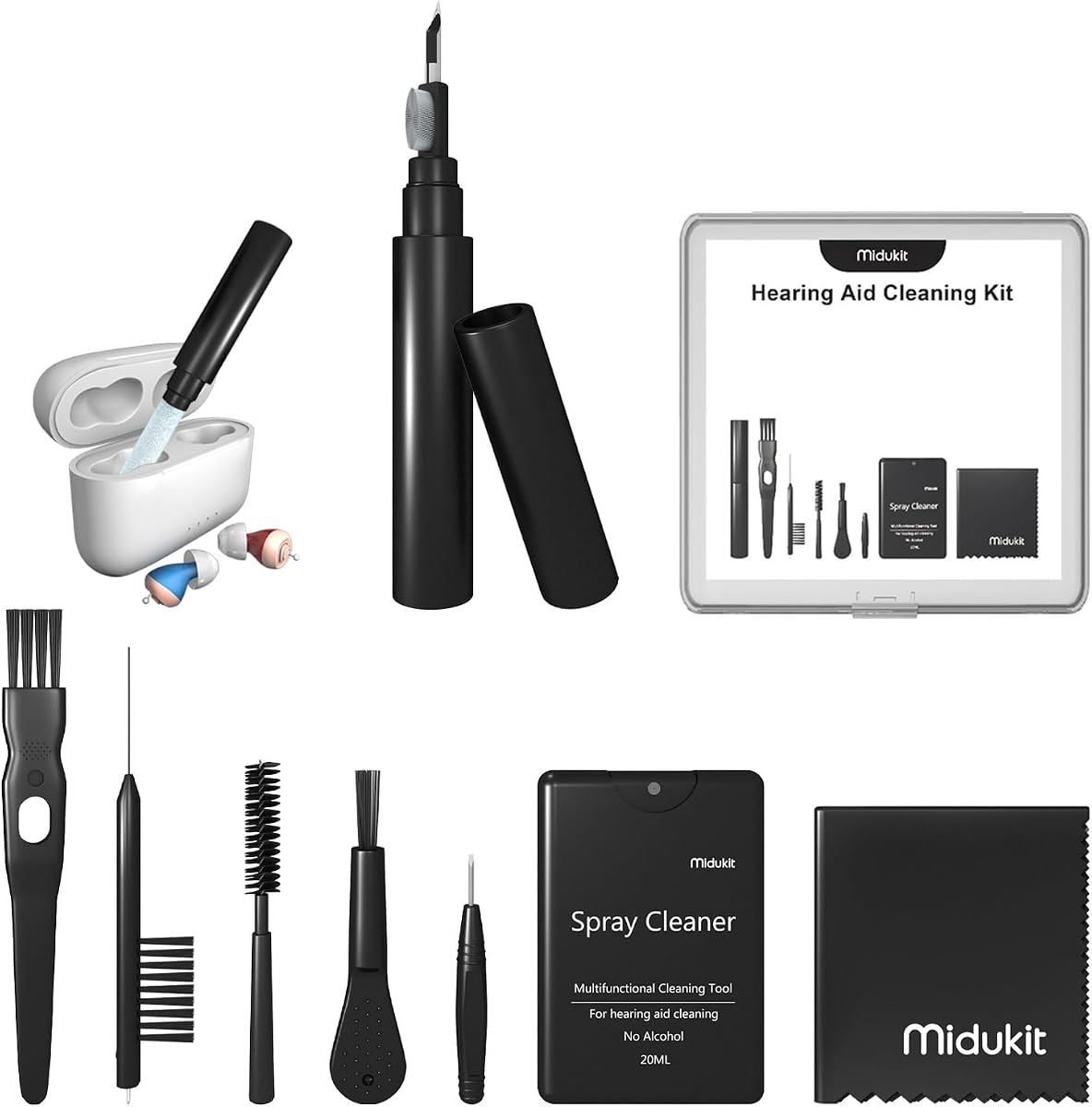 Premium Hearing Aid Cleaning Kit