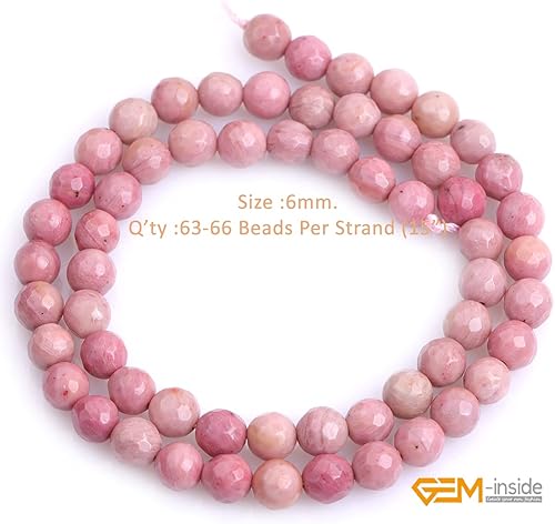 Miniatura 373 de GEM-Inside Red Orange Carnelian Gemstone Loose Beads Natural Energy Power Beads for Jewelry Making Round Faceted 8mm 15