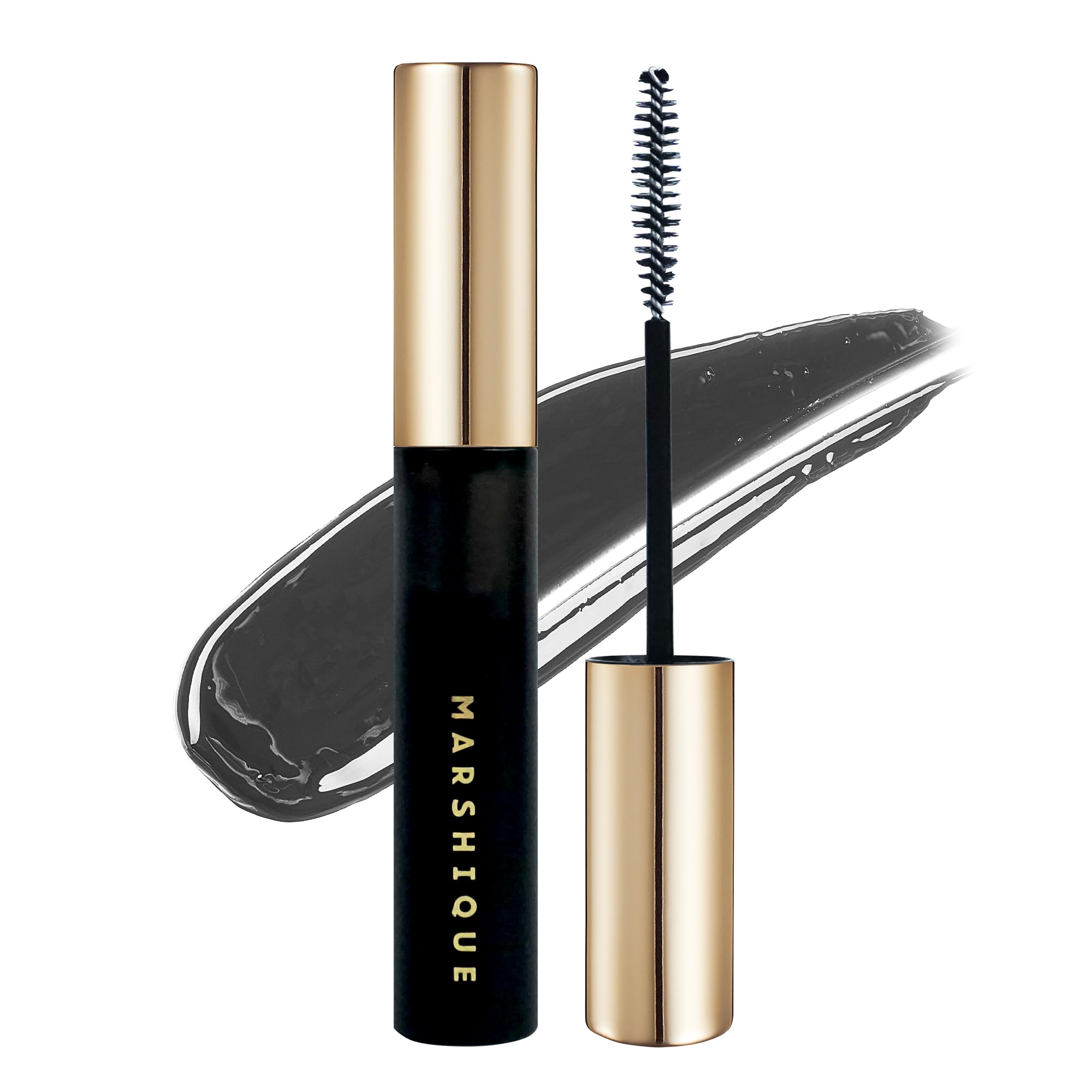 MARSHIQUE(マルシック) 黒いまつ毛美容液 アイラッシュ ブラックティンティング セラム 眉毛用ティント美容液 白髪隠しマスカラ 韓国コスメ 7.5mL (黒)