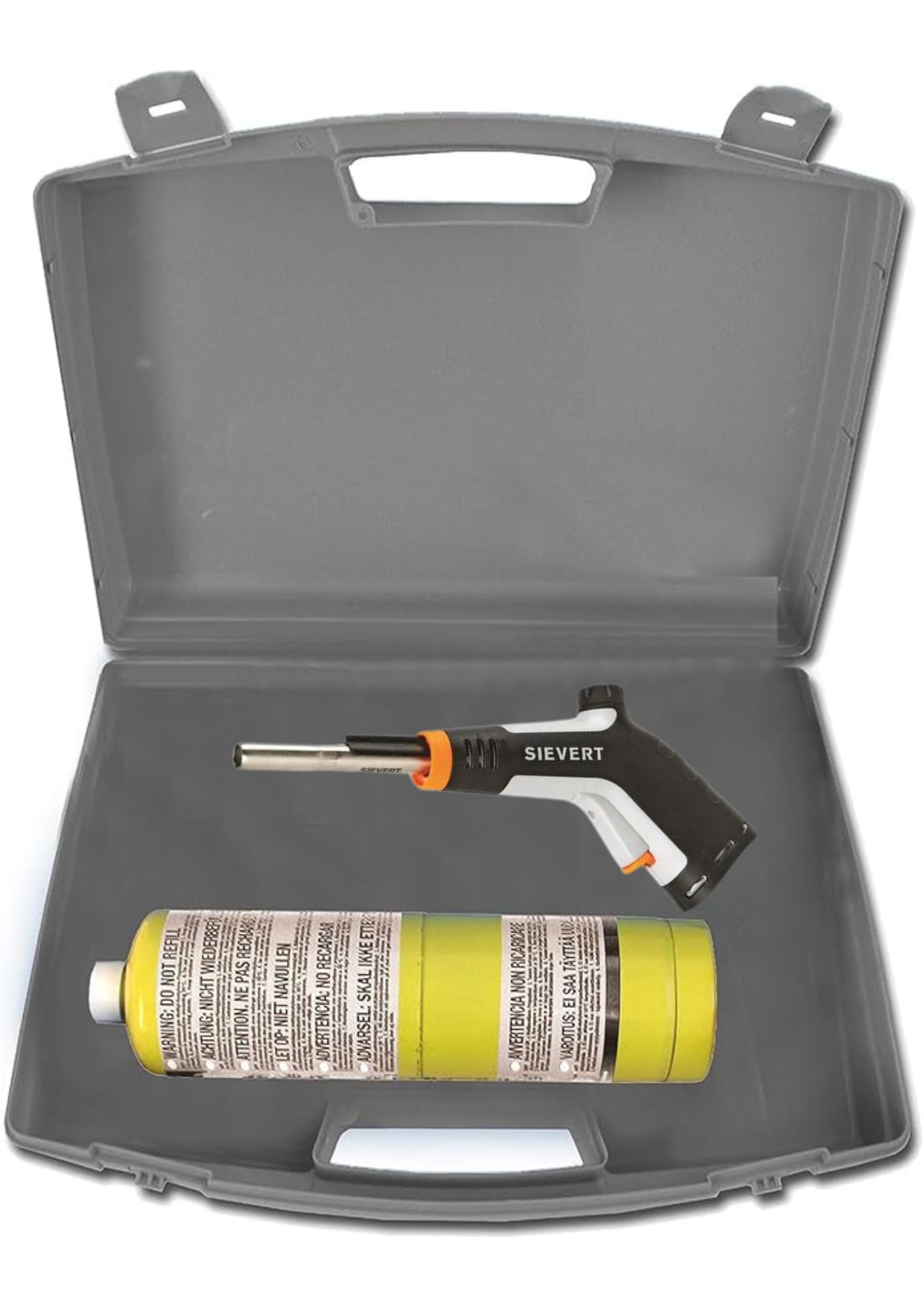 Equipo de soldadura con cartucho desechable. Maletín Powerjet Gas Map