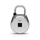 Aluratek Bio-Key TouchLoc, All-Weather Keyless BioLock with Fingerprint Recognition, Touchscreen (ATL01F)