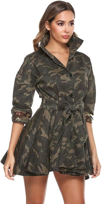 camo peplum jacket plus size