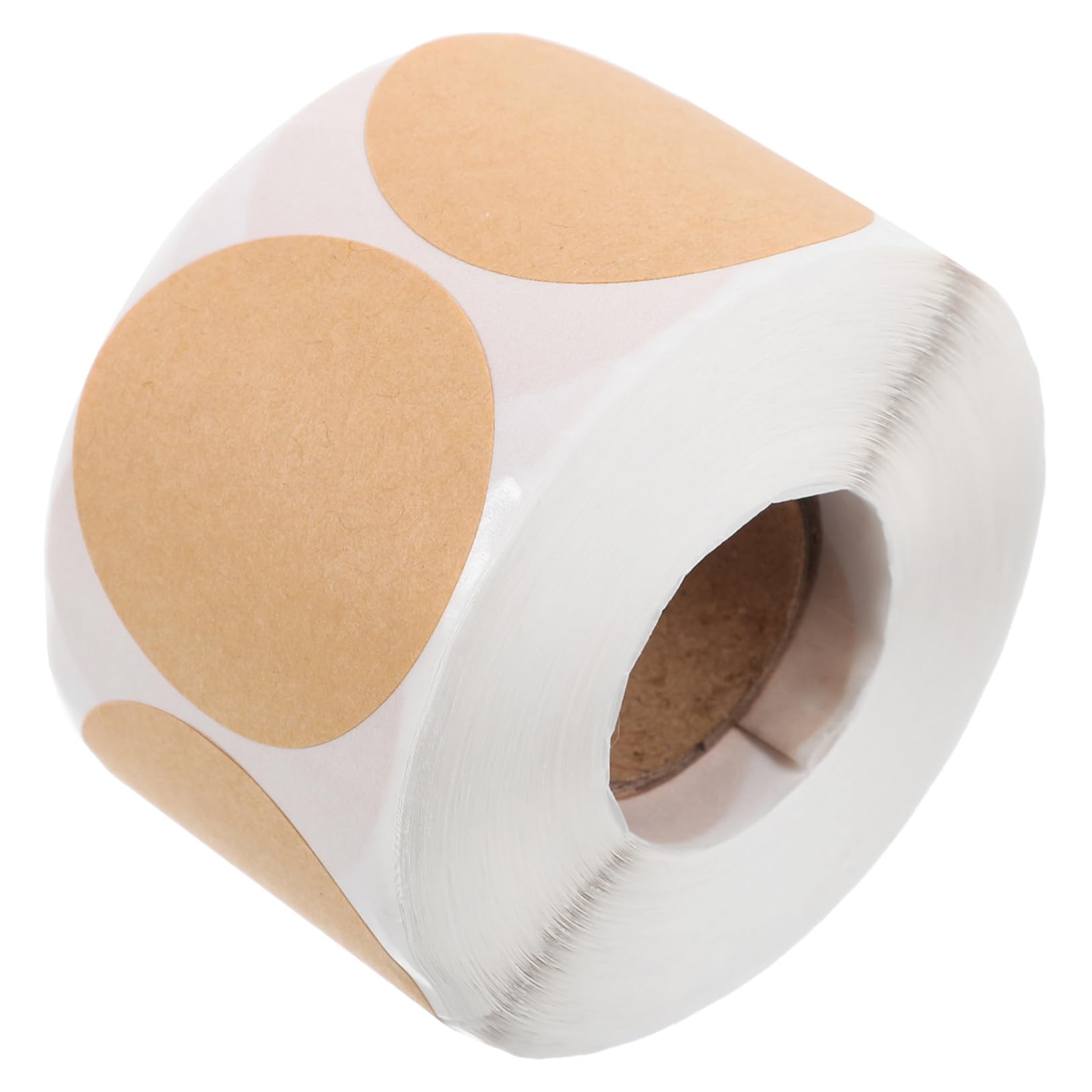 HOMSFOU 4 Rollen selbstklebende Etikettenaufkleber süße Klebeetiketten Zeitschriftenaufkleber Zahlenaufkleber klebrig entfernbare Etiketten Aufkleber mit Namensetiketten Kraftpapier