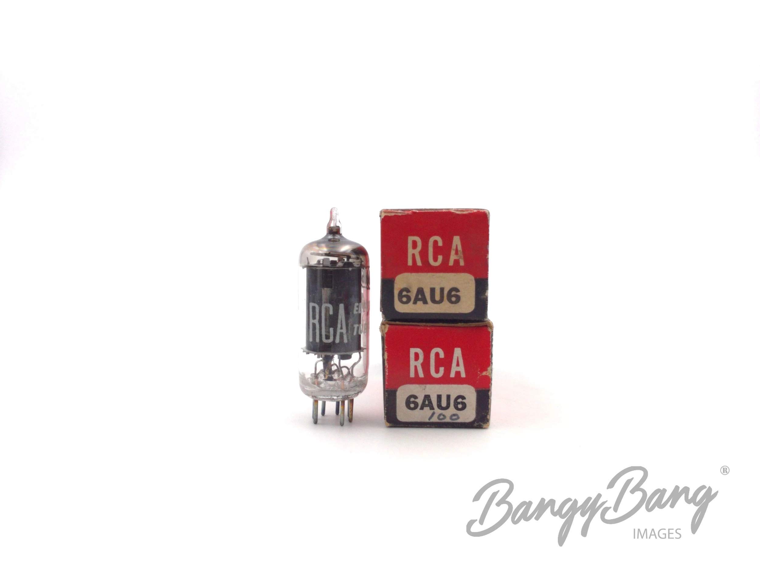 2 Vintage RCA 6AU6/EF94 Sharp Cut-off Pentode Radio Valve- BangyBang Tubes