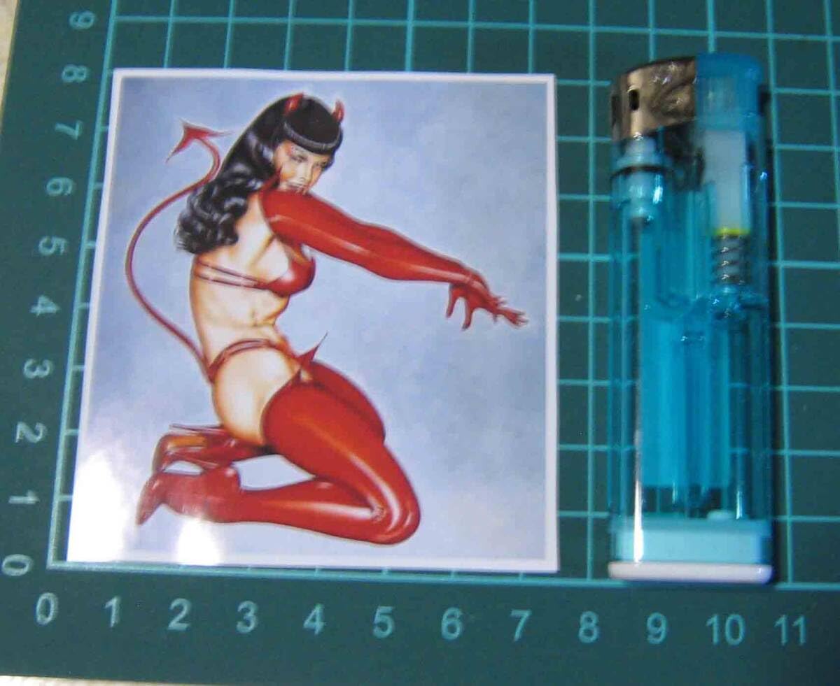 Amazon | ベティ・ペイジと豹 Bettie Page イラスト 大判