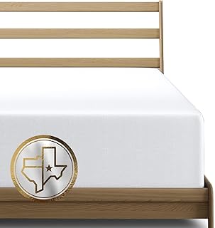 Texas Linen Co Premium 1000-Thread-Count Egyptian Feel 100% Cotton King White Fitted Sheet, Easy Snug Fit, Upto 18" Deep Pocket, Soft Smooth Sateen Weave, Extra Long Staple Cotton Fitted Sheet