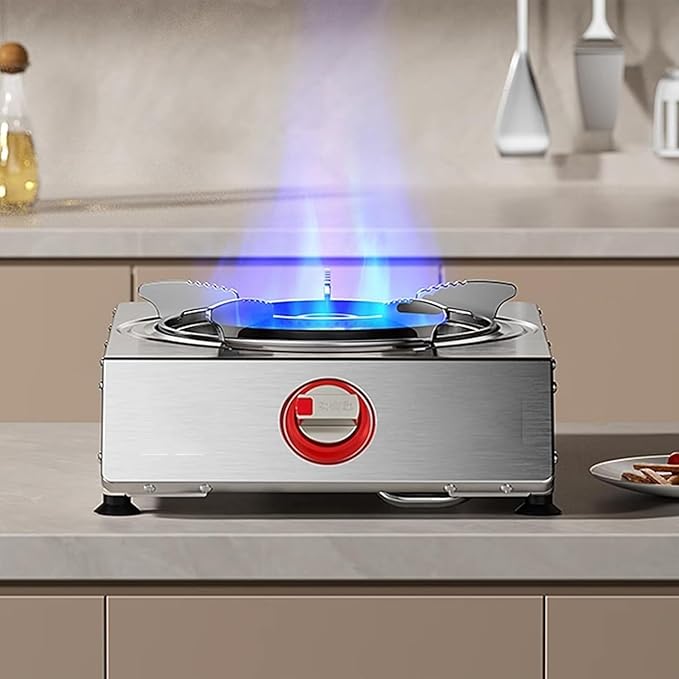 Estufa de Gas de 1 Puesto, Diseño Compacto, con Protección de Apagado miniatura 6