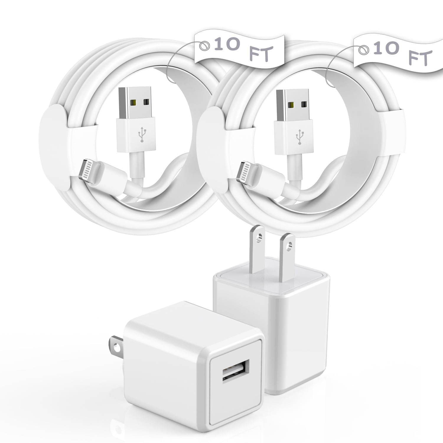 Cables Lightning largos de 10 pies para cargar el iPhone cómodamente desde el sofá 8