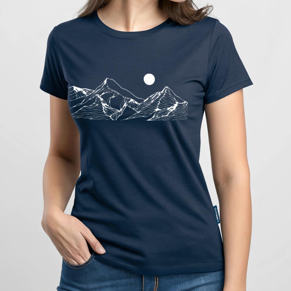 Merino T-Shirt Damen – Funktionsshirt für Trekking, Laufen & Alltag – Atmungsaktiv, Geruchshemmend, Schnelltrocknend, Weich