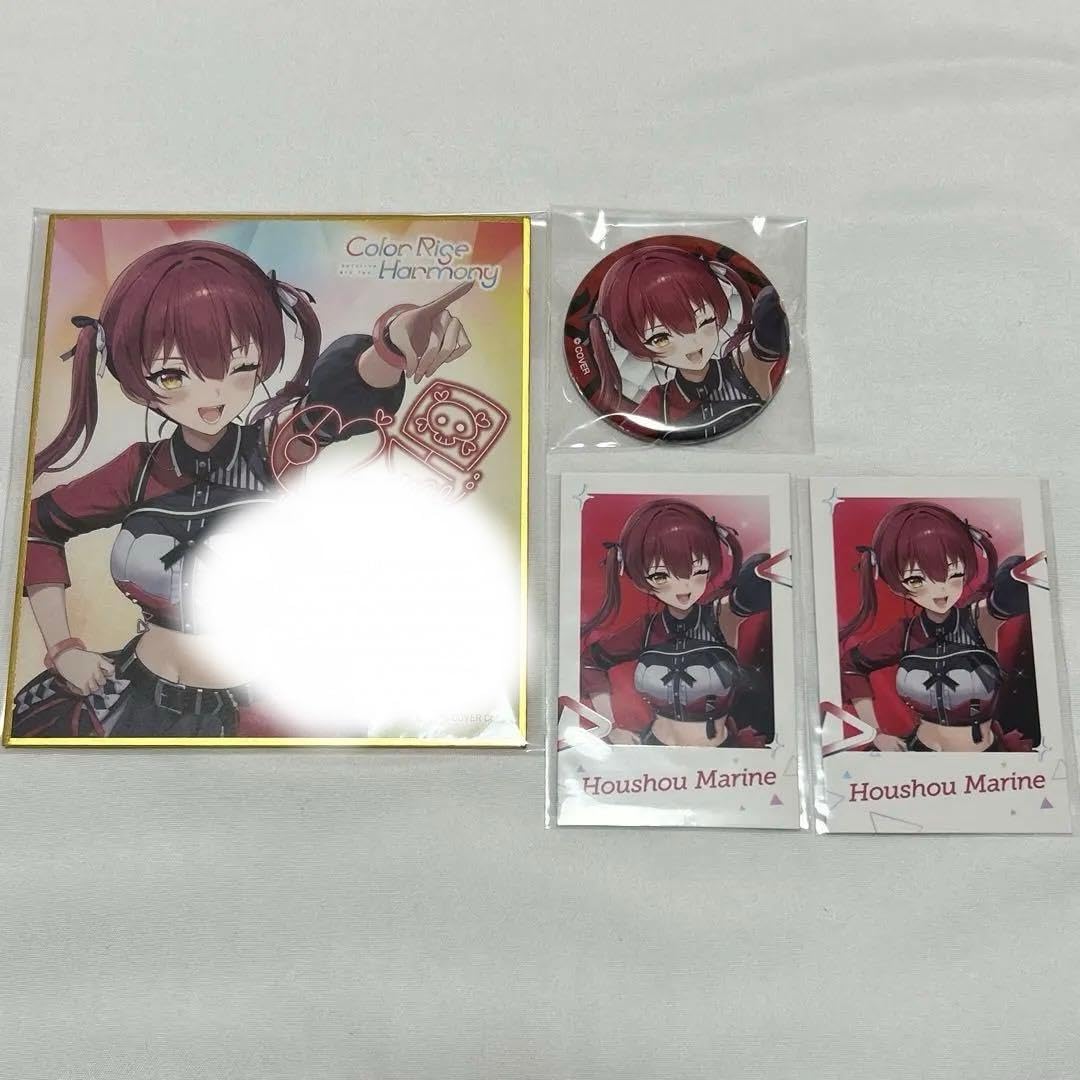 グッズ-バッチ】hololive 6th fes. Color Rise Harmony CANバッジA BOX stage1 | アニメイト 6th fesチェキ風カード 缶バッジ 色紙 宝鐘マリン