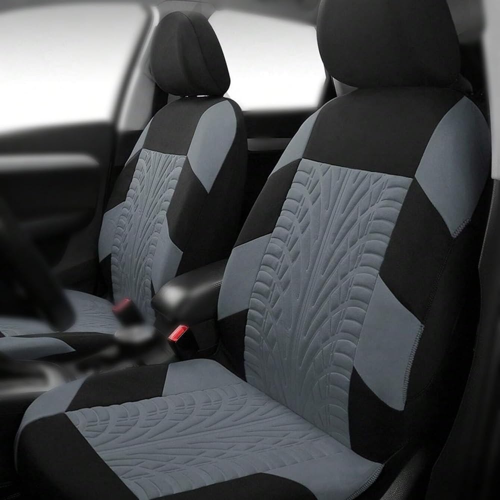 Voiture Ensembles Housses Siège pour Dacia Jogger 2022 2023 2024 2025, 5 Places Couvre espirant Confortables Siège Avant,Et Arrière,Grey