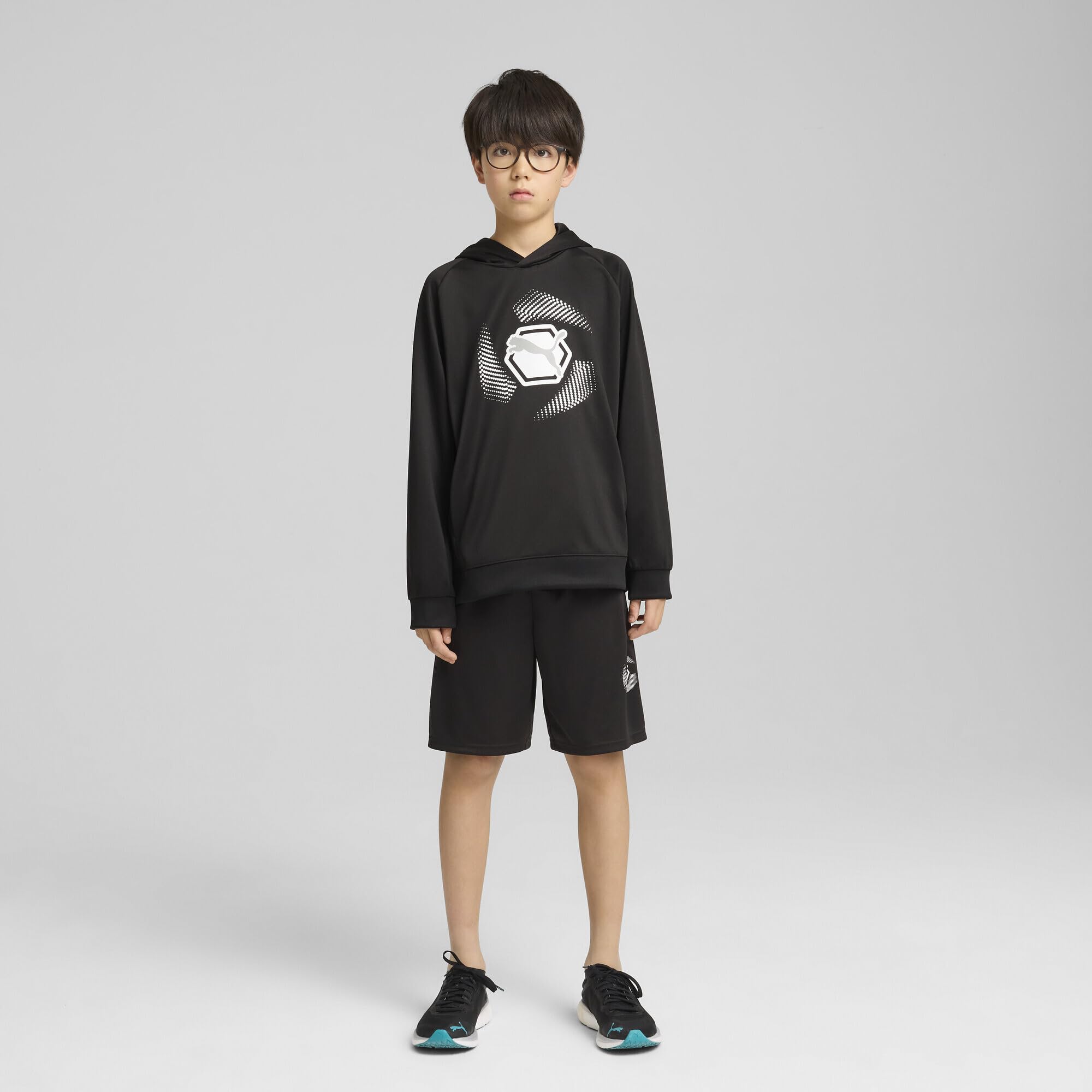 PUMA Active Sports Graphic Poly Hoodie B Sweats à Capuche Garçon (Lot de 1)