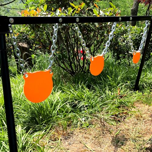 Image of Highwild AR500 Steel Shooting Targets Combo Metal Gong Silhouette Targets for Shooting Range Outdoor