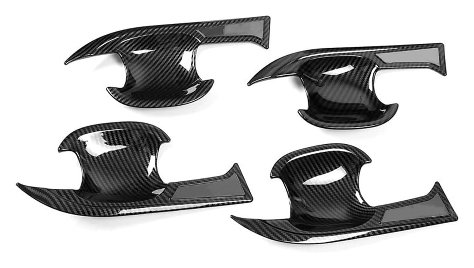 QWQTHGS Car Exterior Door Handle Cap for Toyota for RAV4 2020 2021 Exterior Door Handle Stickers Bowl Cover Trim(3)
