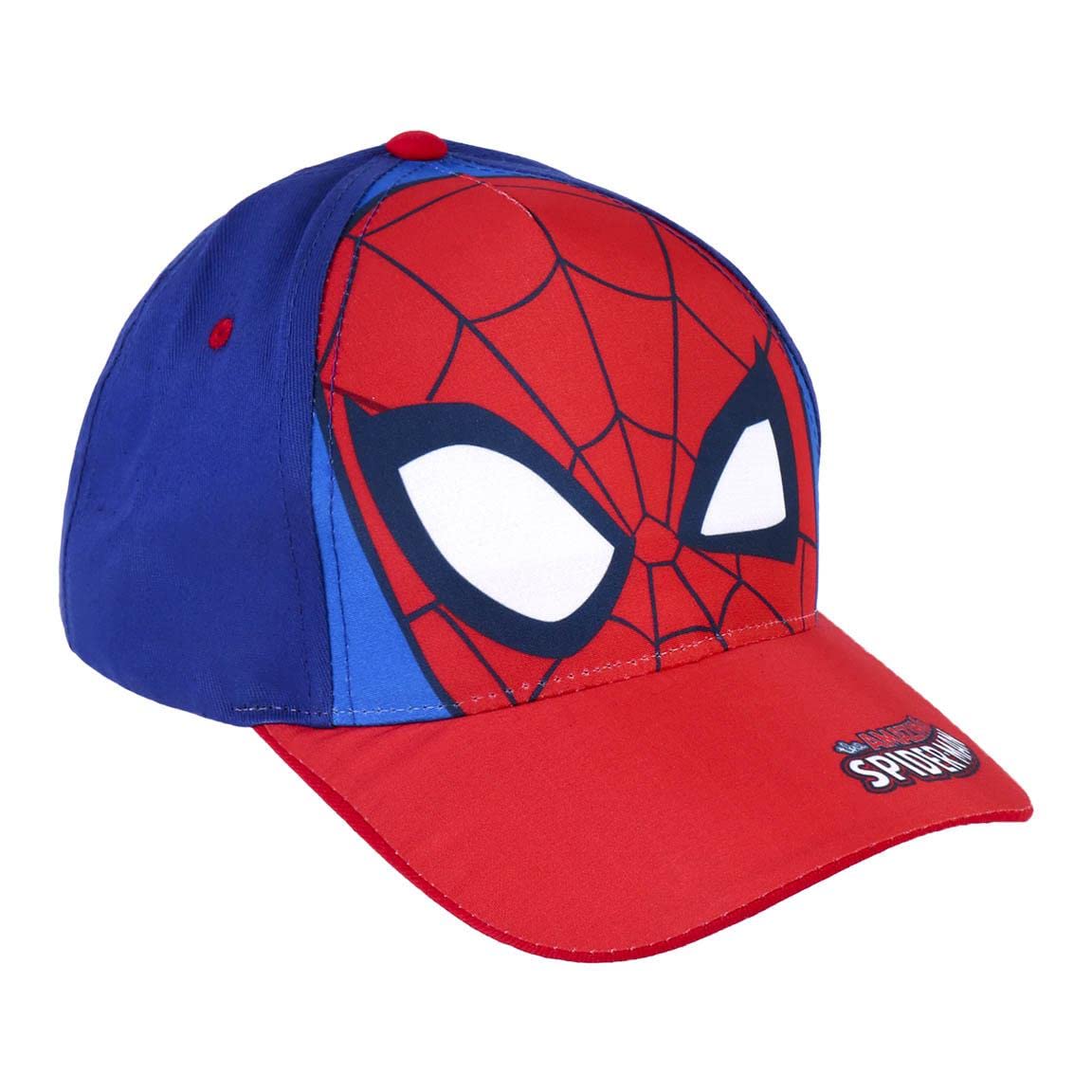 CERDÁ LIFE'S LITTLE MOMENTS Gorra Infantil de Spiderman - Color Rojo - Apta de 2 a 8 Años - Combina Algodón y Poliéster - Gorra para Niños con Velcro Trasero Ajustable - Producto Original Diseñado en España