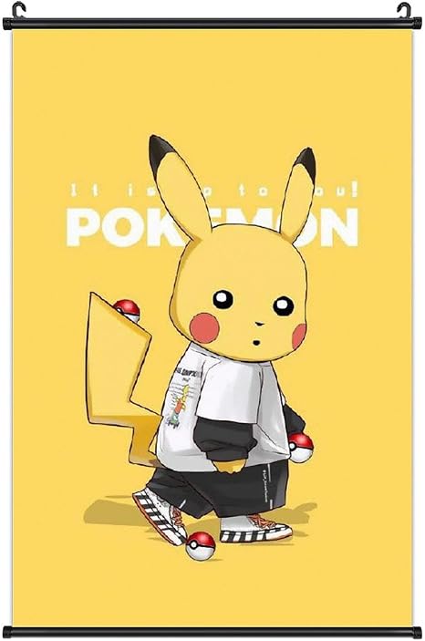 Amazon Co Jp ポケモン 13 掛け画 ポスター壁飾り 部屋飾り 掛け軸 ポスター アニメ 萌えグッズ おたくプレゼント 掛け画 壁飾り 0 60cm A50 70cm ホーム キッチン