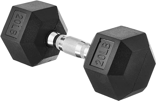 Miniatura 14 de Amazon Basics Rubber Hex Dumbbell Hand Weight