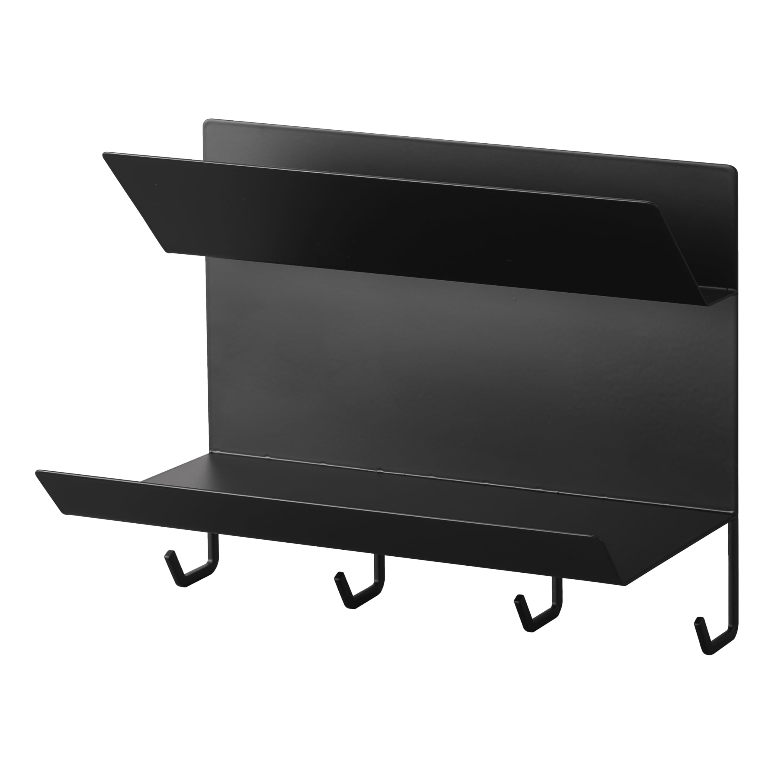 Yamazaki Home Tower Magnetic 2-Tier Entryway Organizer - Storage