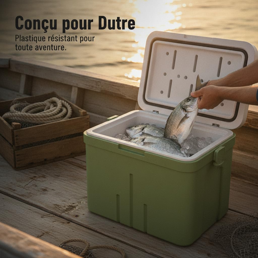 Frigo da Campeggio Portatile Isolato, Scatola Termica Contenitore Termico per Alimenti e Bevande, isolamento