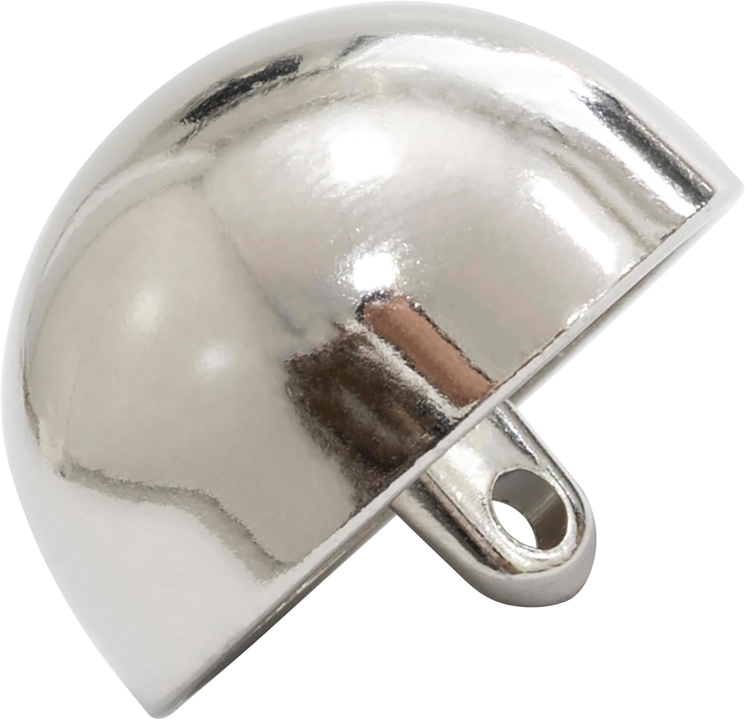 AERZETIX - C74796-Set of 5 Sewing Buttons with Tail Diameter 23 x 19 mm 36L L36 - Nickel Coloured - Opening 2.5 mm - Metal - Haberdashery, Sewing, Needles