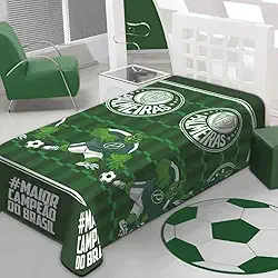 Manta Fun Microfibra 150x200cm Palmeiras Campeão Jolitex
