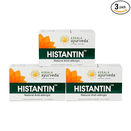 Myaxyl Kerala Ayurveda Histantin - 100 Tablet (Pack of 3), White