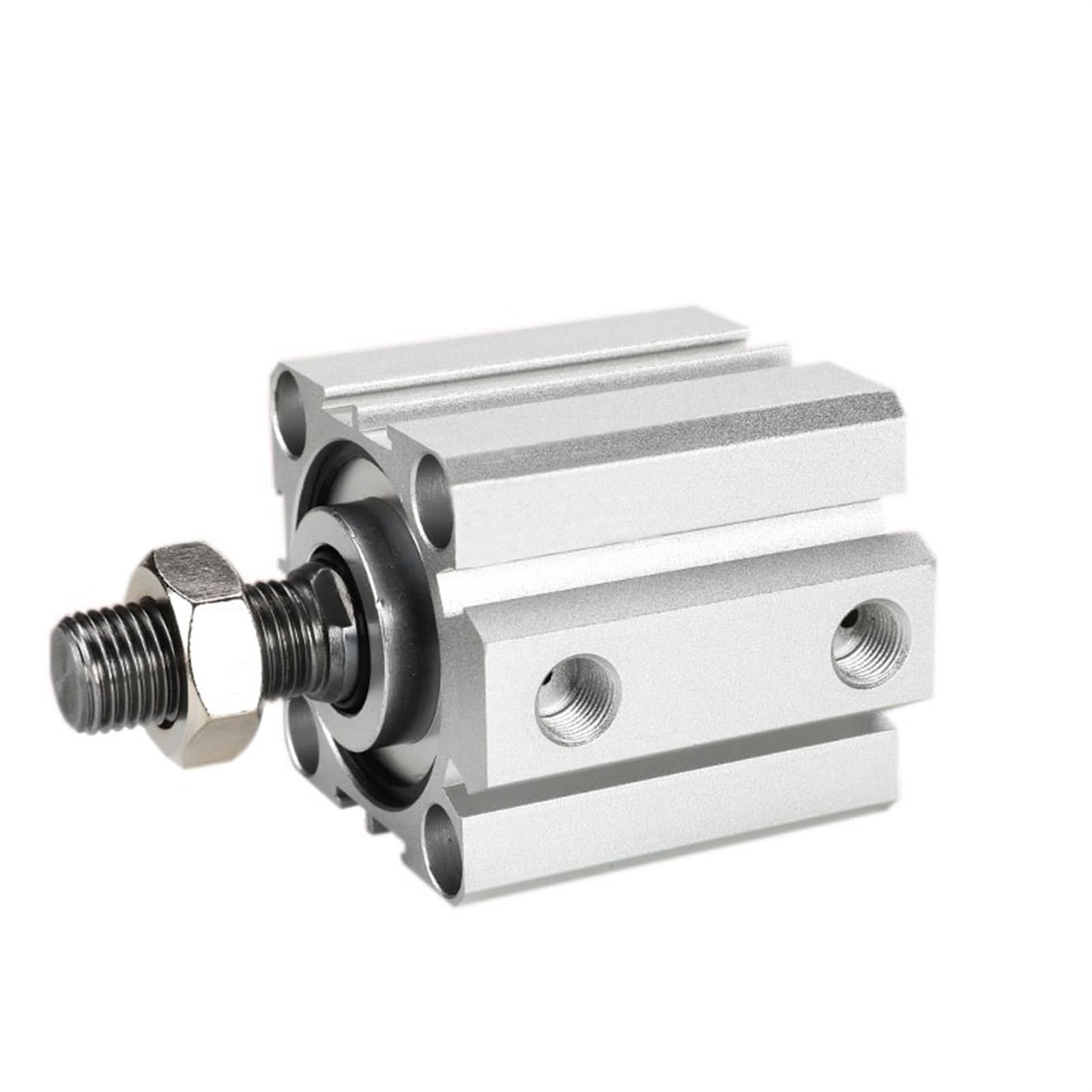 Pneumatic Cylinder SDA63 Bore 63mm Stroke 5/10/15/20mm Small Square Thin Air Compact Outer Teeth 1Pcs(SDA63x30-B)
