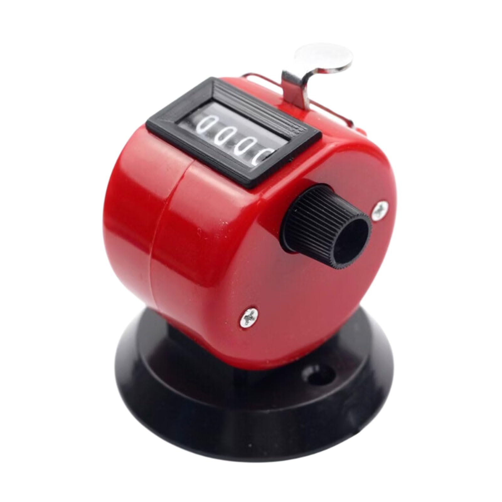 Tertioi Red Abs Hand Counter With Base Factory Warehouse Sports Events And Inventory Counter Machine Designed No Batteries Requi Simple Counter