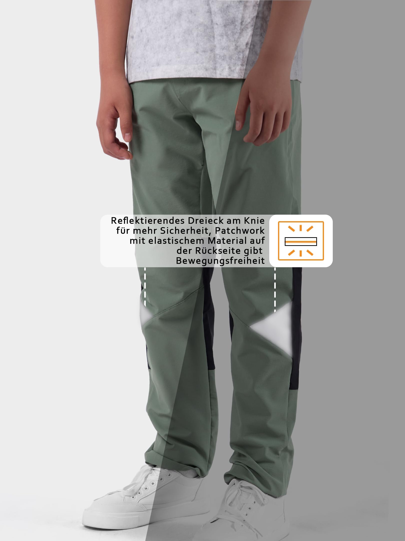Pantaloni estivi da trekking, impermeabili, per bambini, per attività all'aria aperta