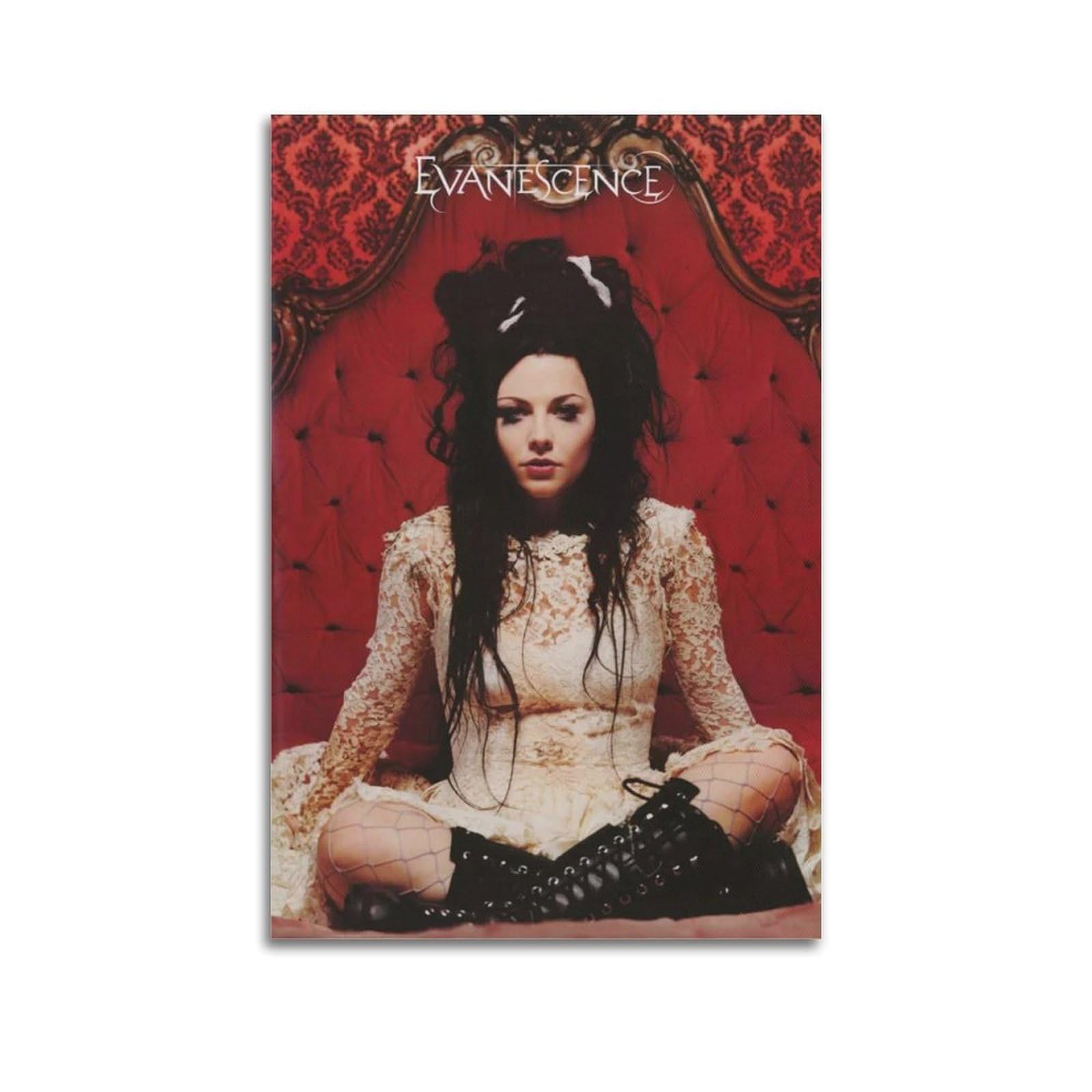 Fdrpmhc Unframe-Style Evanescence Poster Art Album Cover Canvas Wall Art Decor Living Room Modern Family Bedroom 16X24inch(40X60cm)
