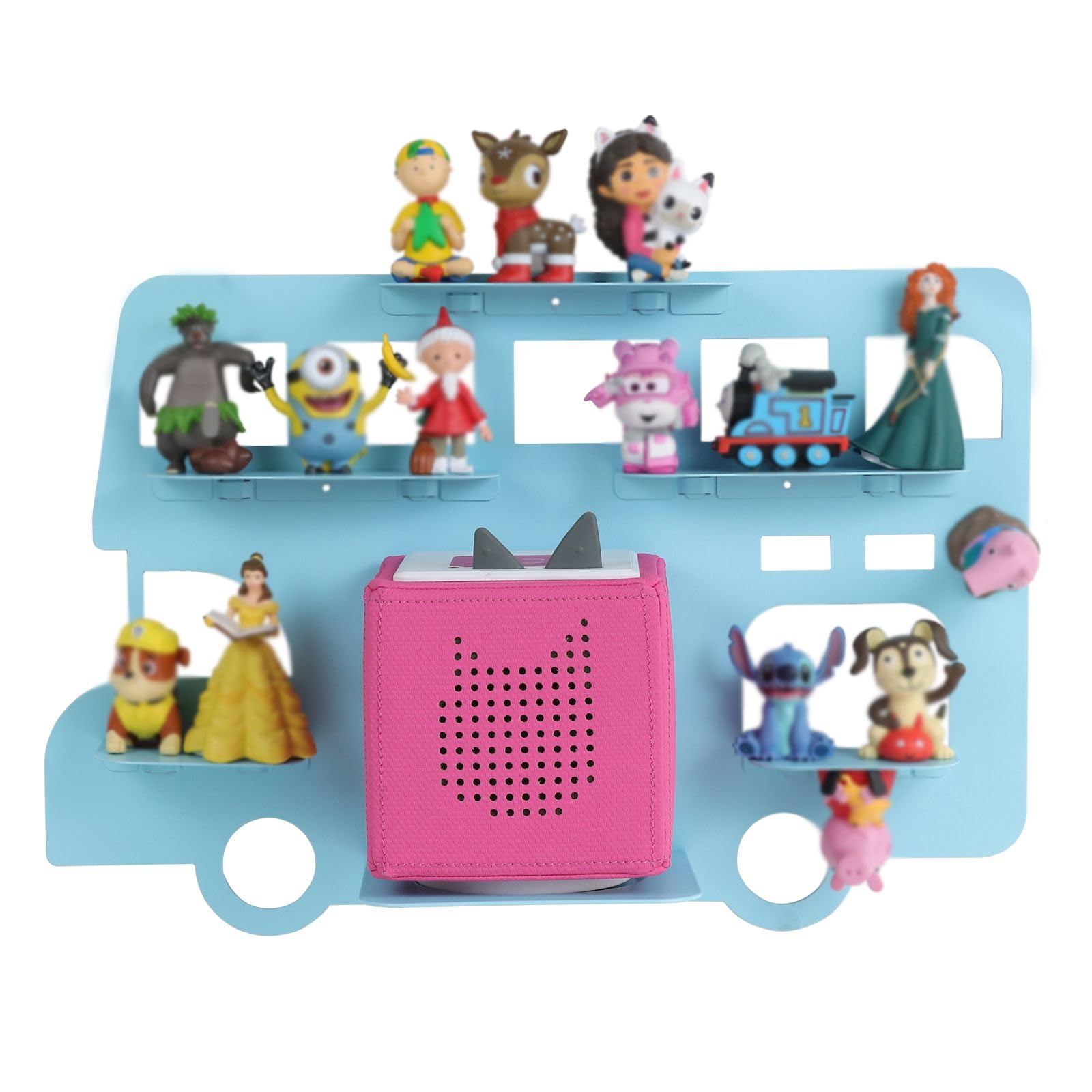 Étagère Magnétique pour Tonie Toniebox Figurines, Etagère en Métal pour Tonies 30 Figurines, Etagère Murale pour Toniebox, Etagère pour Toniebox pour Décoration de Chambre d'enfant