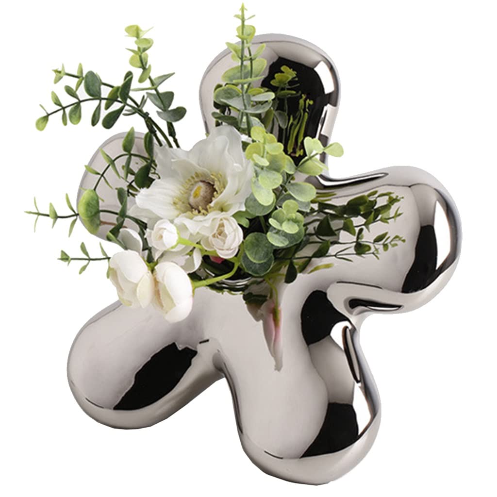 Ceramic vase， Clay Vase for Flowers Hand Bud Ceramic