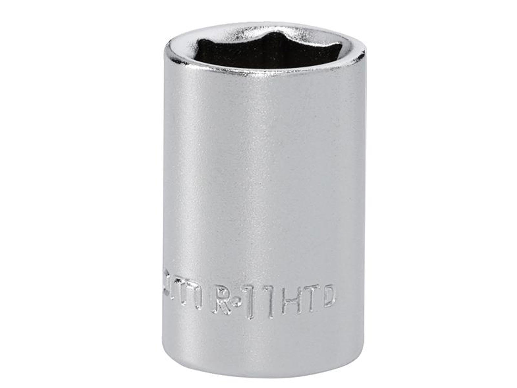 Facom R.11ht 6-Point Standard Socket 1/4In Drive 11Mm - Chrome Vanadium Satin Finish 3662424113130
