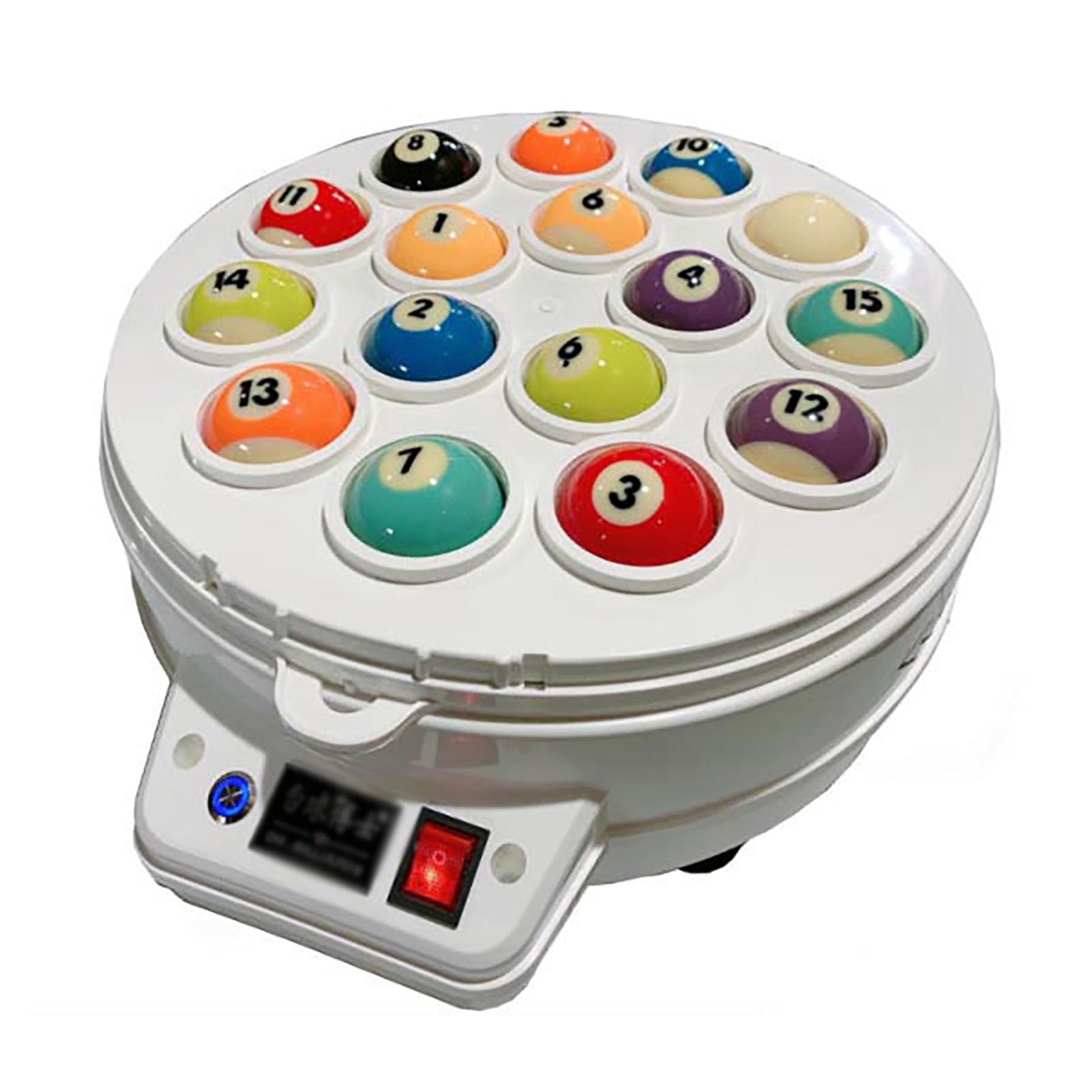 Máquina de limpieza de billar automática para pulir un juego de 16 bolas