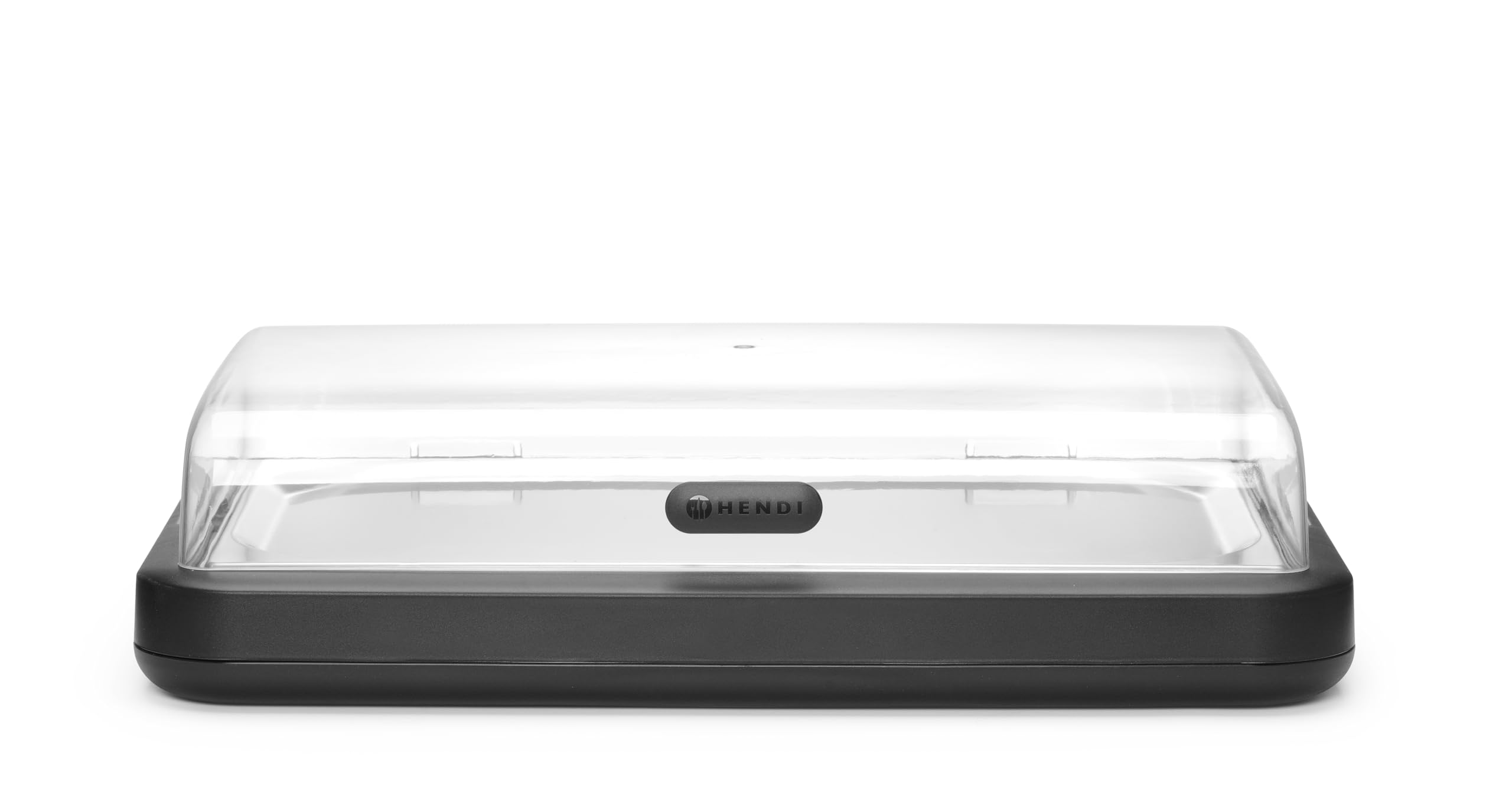 HENDI Buffet-Vitrine UNIQ mit Tablett und Kühlelement, transparenter Deckel, Kühlvitrine