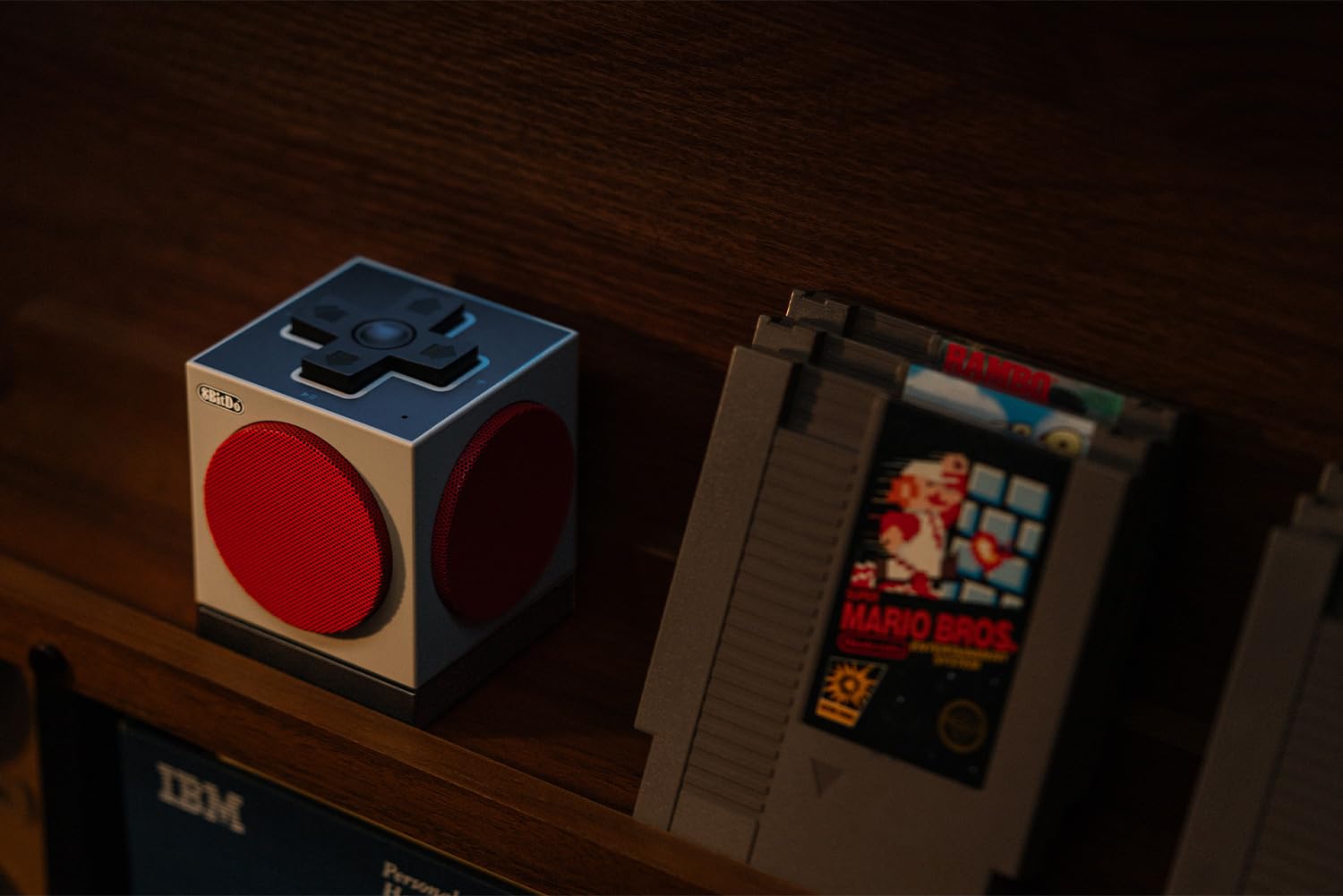 8BitDo Retro Cube 2 Speaker, Portable Bluetooth Speaker with Stereo Sound, Wireless Charging Dock, Bluetooth 5.3/2.4G/Wired USB Connections - N Edition — view 8