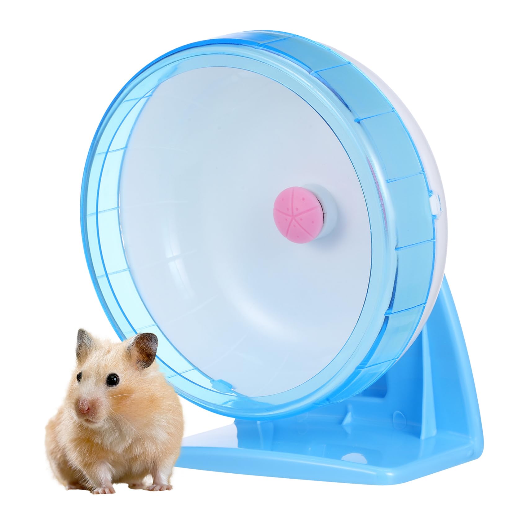 Abaodam Hamster Wheel Exercise Spinner for Small Pets Silent Running Wheel with Sturdy Construction Stable Stand for Hamsters Mice Gerbils and Guinea Pigs