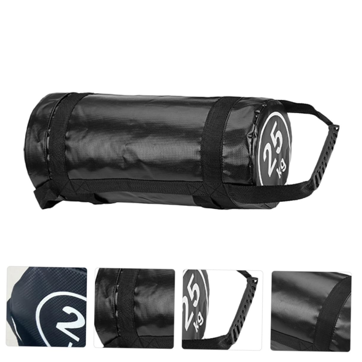 Supvox Fitness Sandbag Leer Verstellbarer Trainingssandsack mit Griffen Vielseitig für Krafttraining Ausdauer Funktionelles Workout und Gewichtsheben Tragbar für Fitness und Outdoor