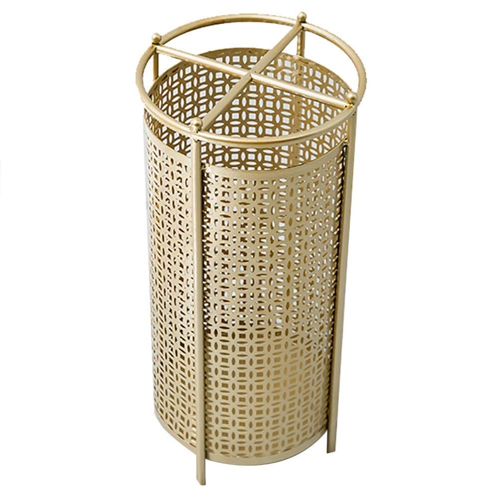 Support de parapluie en or rond évidé pour éliminer les sols mouillés