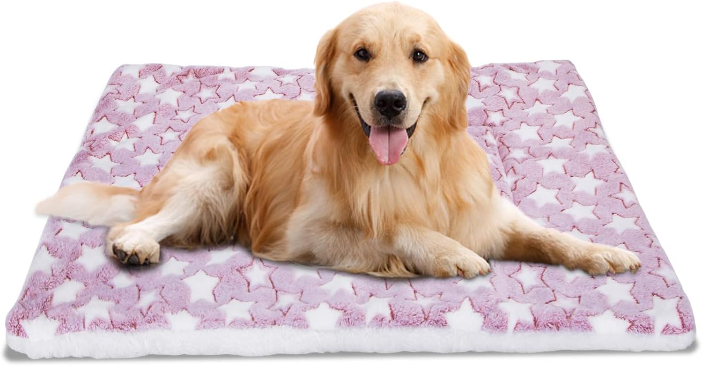 Nobleza Colchoneta para Perros y Gatos Cama, Mascotas Manta Grande Reversible Lavable, Colchón de Franela de Invierno, Súpersuave Almohadilla Cojín Cálida, Esterilla para Cachorros 100x75cm