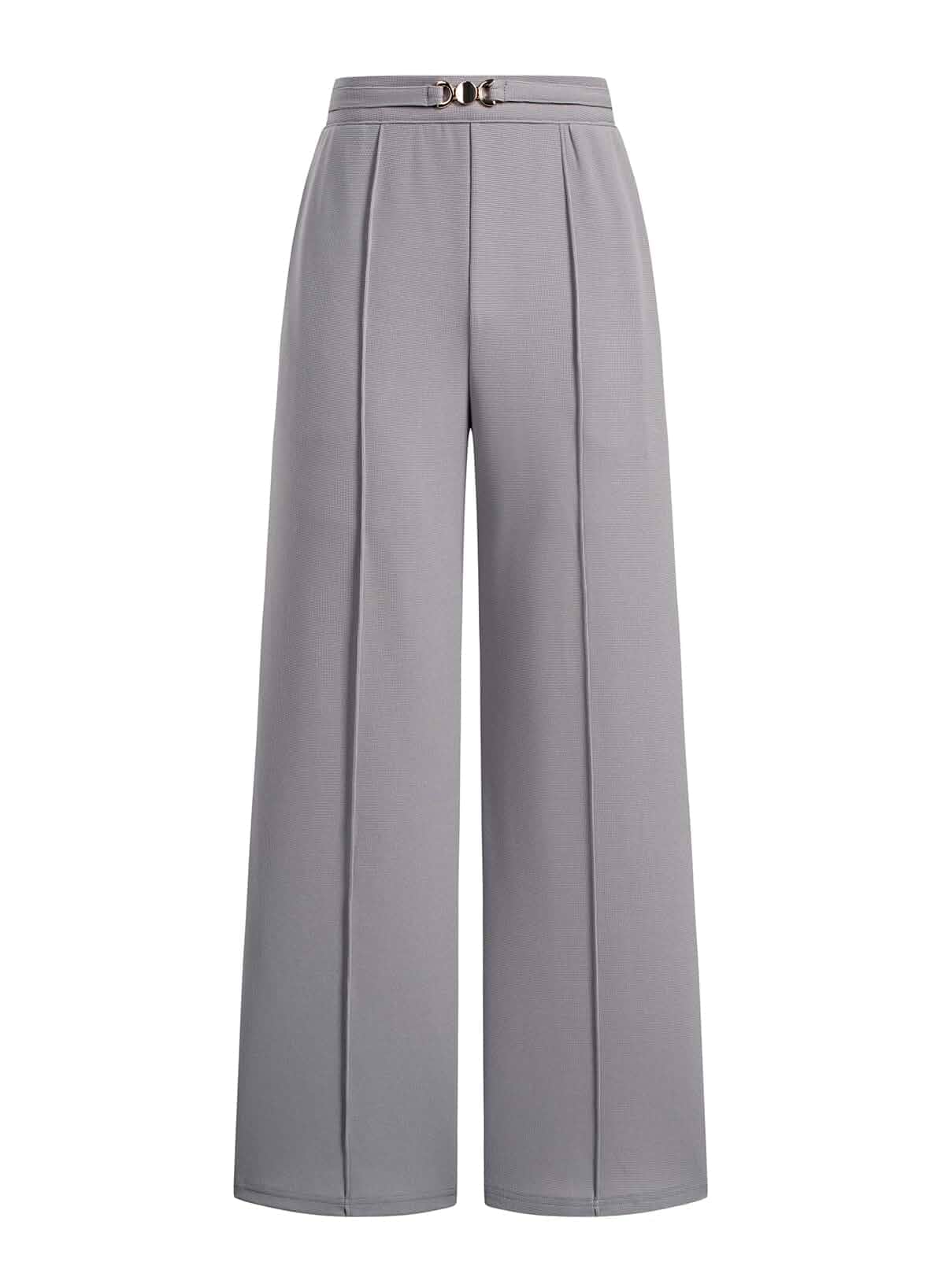 EVAELSS Wide Leg Pants Women Straight Elastic High Waisted Work Slacks Business Casual Pleated Dress Pants Trousers