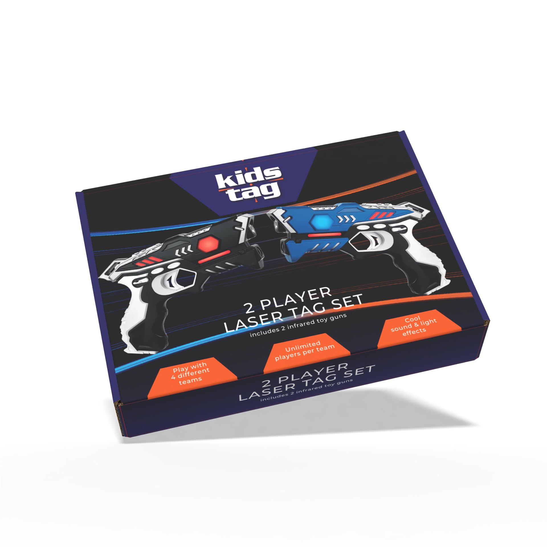 Laser Tag Set: 2 Laserpistolen - Lasertag Spiel Set für Kinder Ab 6 Jahren