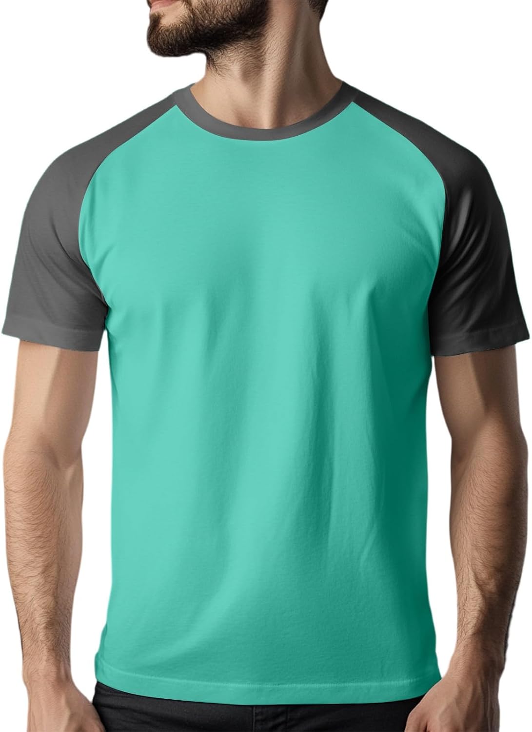 WENKOMG1 Men's T Shirt Short Sleeve Quick Dry Gym Athletic Workout Running Tee Shirts, M-3XL