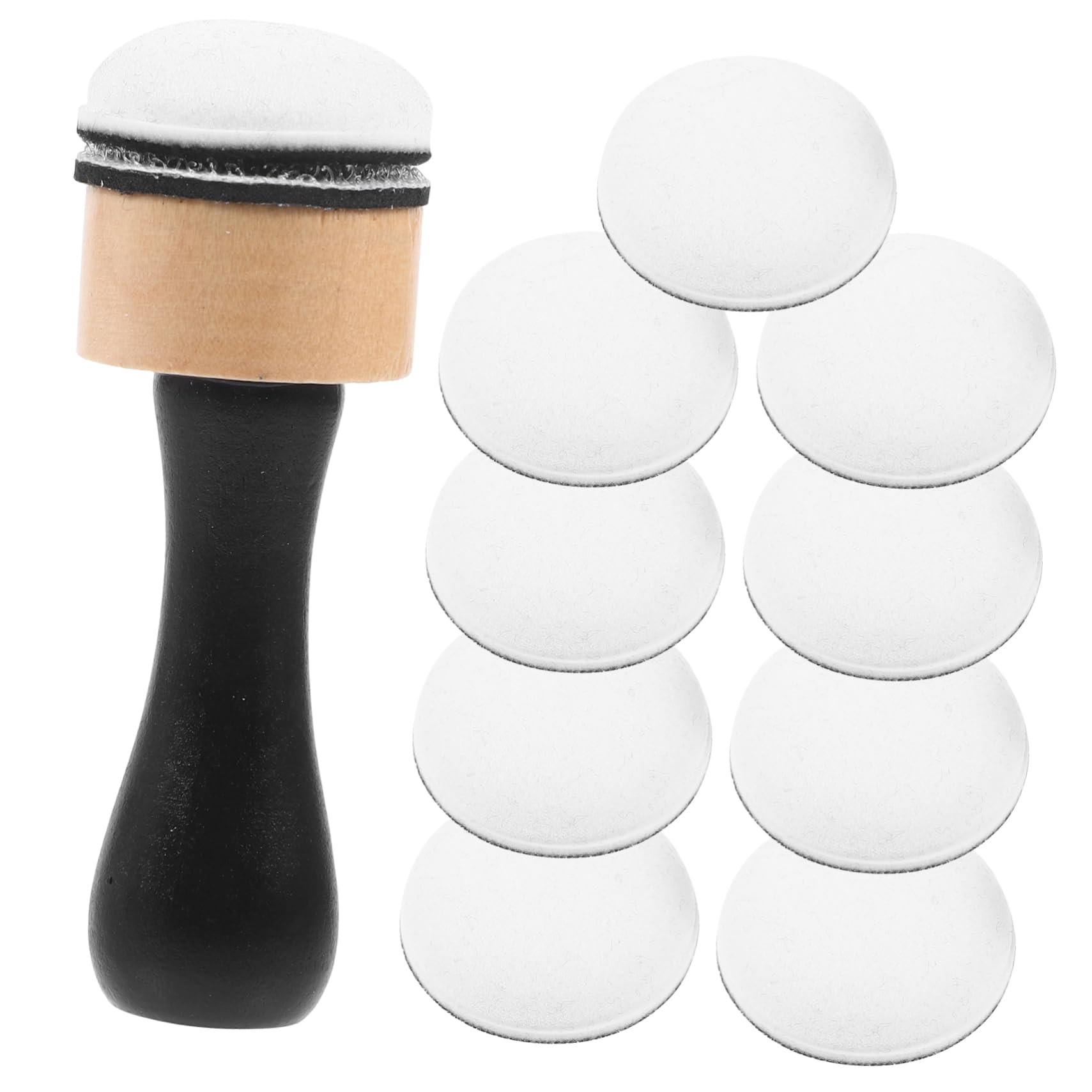 HOMSFOU 1Set DIY Painting Sponges and Stamper Kit Includes Handle Sponge Stamps for Crafts Art Projects and Imagination Development