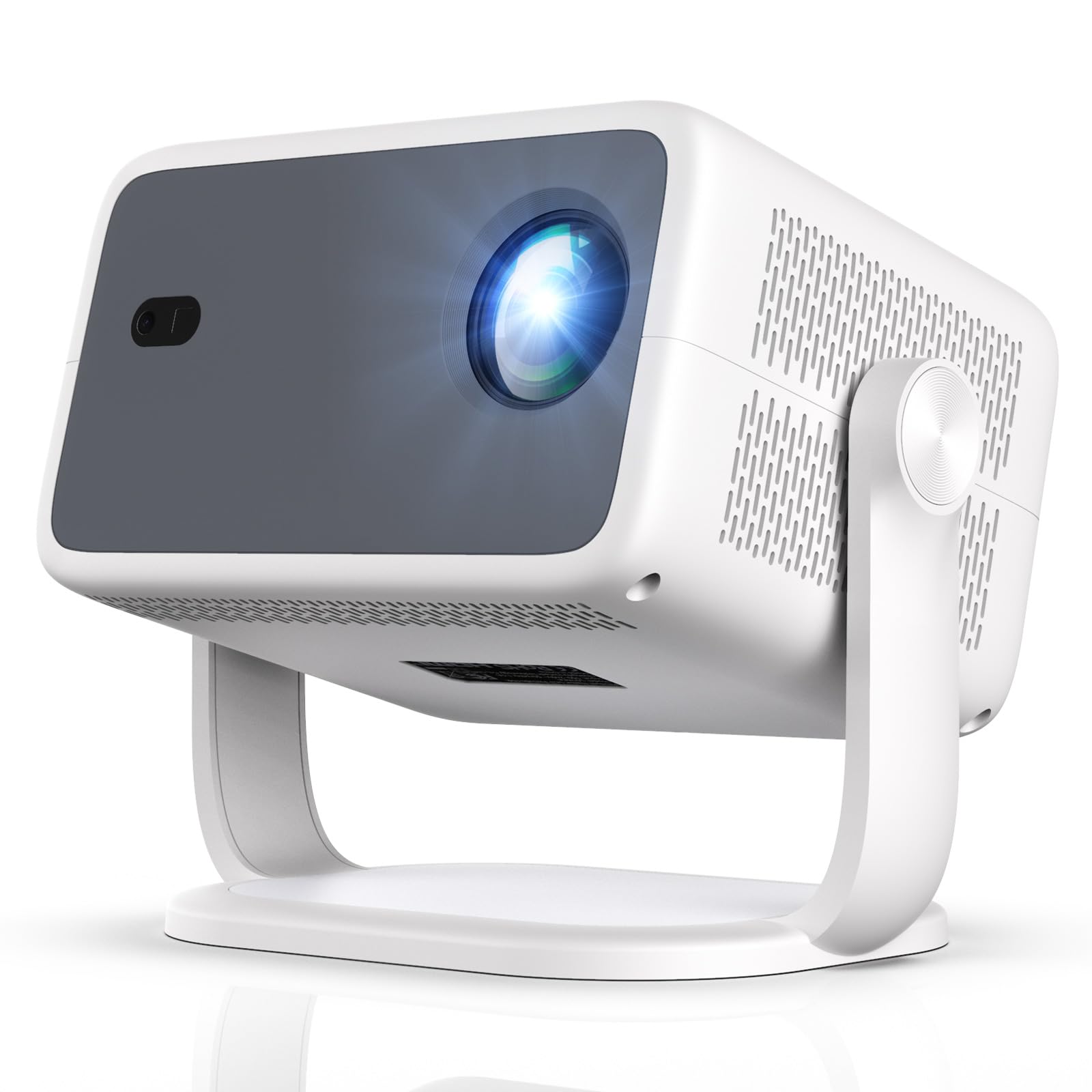 Photo 1 of ?Officially-Licensed APP & Native 1080P?Projector with WiFi and Bluetooth, 250Ansi Portable Projector, Auto Focus&Keystone Correction, 180° Rotatable, Compatible with Smartphone, Laptop, HDMI, USB